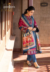 AJUW-53 PRINTED KHADDAR 3 Pcs