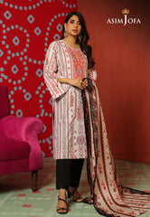 AJTM-09 - 2 PCS PRINTED GEORGETTE SILK 2 PCS