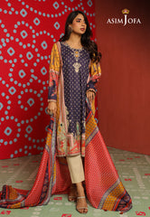 AJTM-06 - 2 PCS PRINTED GEORGETTE SILK 2 PCS