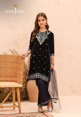 AJKV-02 EMBROIDERED VELVET 3 PCS